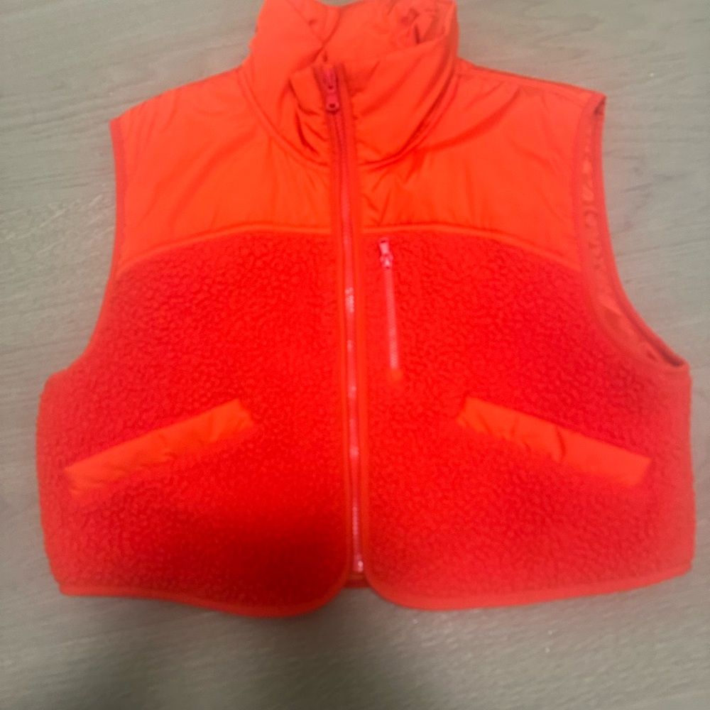 Old Navy Red Cropped Vest